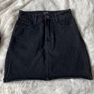 Denim Mini Skirt - Frank and Oak